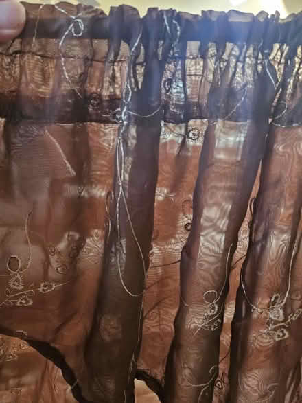 Photo of free Sheer drapes 2 panels (Fairfield) #2