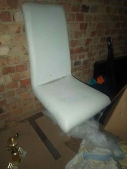 Photo of free White chairs (Hastings TN35) #2