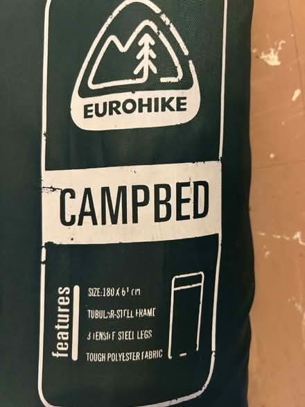 Photo of free Camp bed (SG1) #2