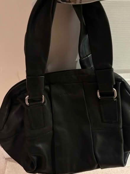 Photo of free Calvin klein black leather shoulder bag (Cairneyhill KY12) #1