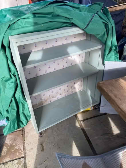 Photo of free Bookcase painted green (Toppesfield CO9) #1