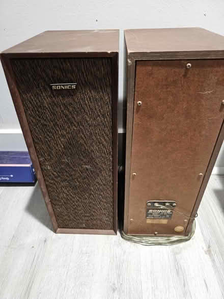 Photo of free Old school record/stereo speakers (NE DC) #1