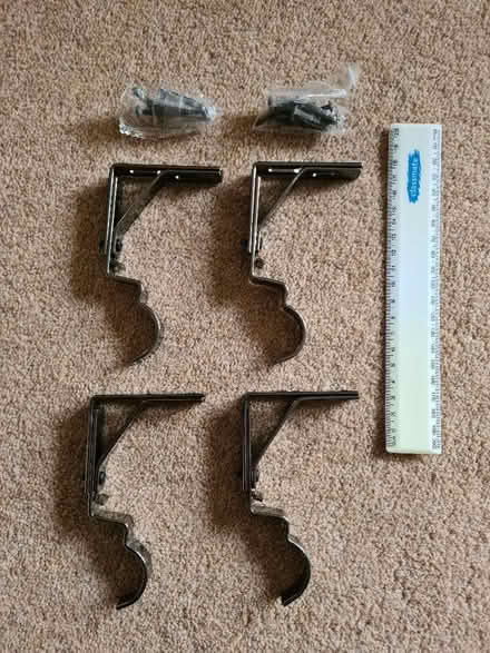 Photo of free Brackets for curtain pole (Martin LN4) #1