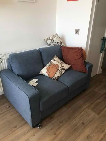 Photo of free Nice Blue (loveseat) Sofa (Dublin 8) #2