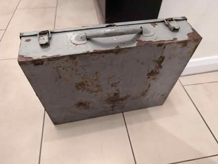 Photo of free Metal suitcase (Byfleet KT14) #1