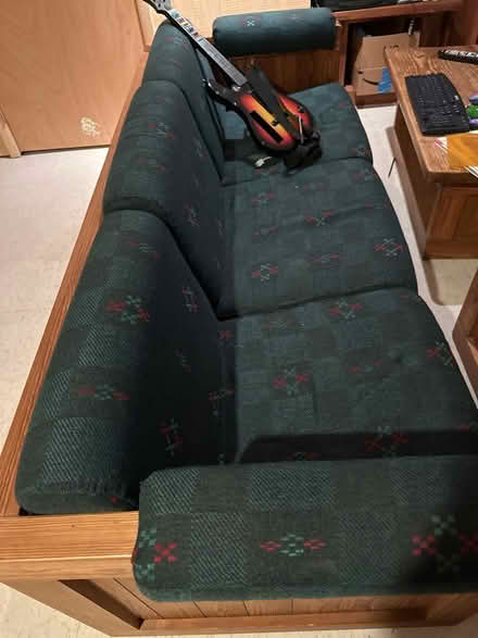 Photo of free Two full This End Up sofas, chair (Near Long Gate shopping center) #1