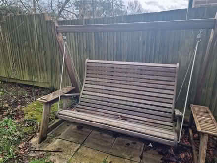 Photo of free Wooden swinging seat (Enborne Row RG14) #1