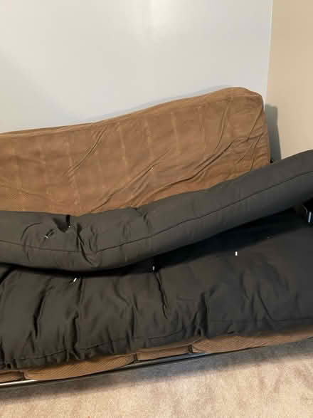 Photo of free Futon black metal frame (Near Wesley Road) #2