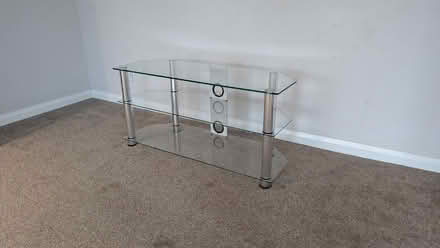 Photo of free Glass and Chrome TV stand (Amesbury SP4) #2