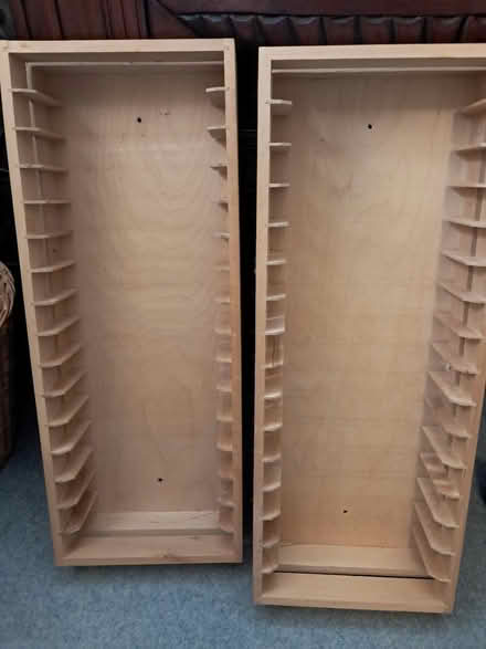 Photo of free Wood VHS tape storage (Caterham Hill CR3) #1