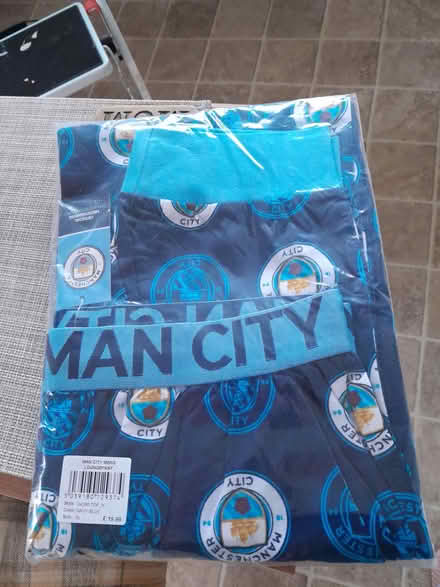 Photo of free Man city PJ'S large. New (Shelf HX3) #1