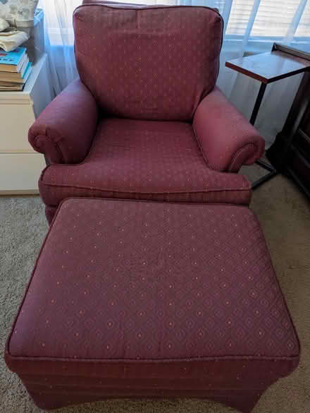 Photo of free Arm chair and ottoman (Grandview Heights) #1