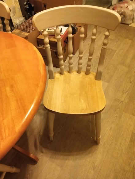 Photo of free Dining table and 4 chairs (Bamber Bridge PR5) #2