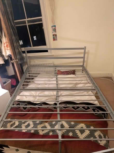 Photo of free Double metal bed frame (West Bridgford NG2) #1