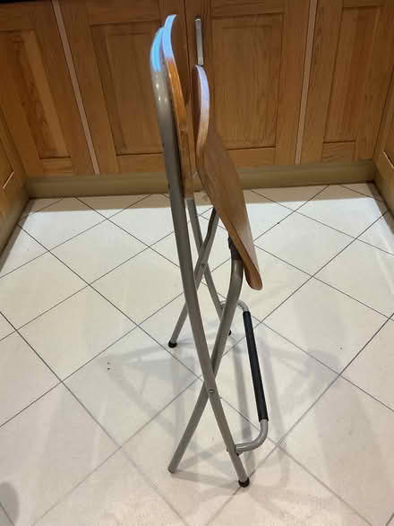Photo of free Folding bar height stool (Bedford) #4