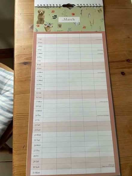 Photo of free 2025 Family Calendar (Ducklington OX29) #2