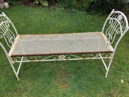 Photo of free Metal garden bench (Sutton Coldfield) #1