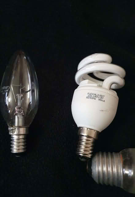 Photo of free Two SMALL Edison screw fit bulbs - see pictures, Rosehill (St Helier SM1) #3