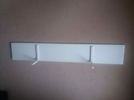 Photo of free Shelf (wooden, white) 2 x brackets (Malvern Wells WR14) #1