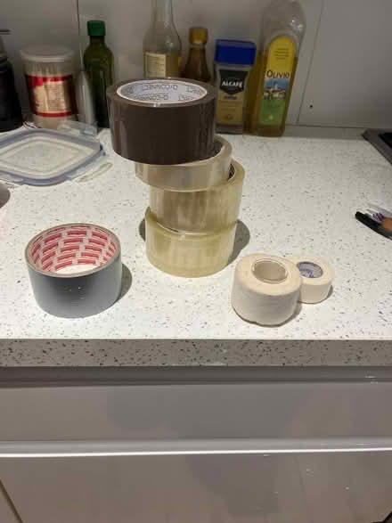 Photo of free Various rolls of packing tape and other tape (Tooting SW17) #1