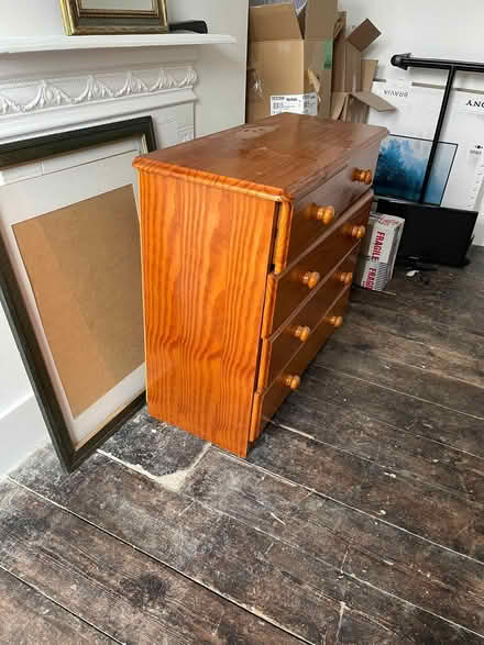 Photo of free Pine chest of drawers (Bohemia TN37) #1