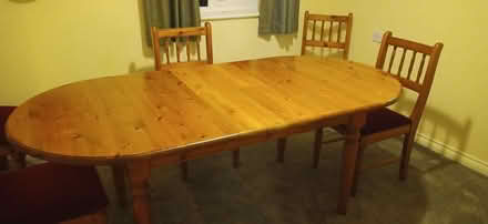 Photo of free Pine dining table (Headley Down GU35) #1