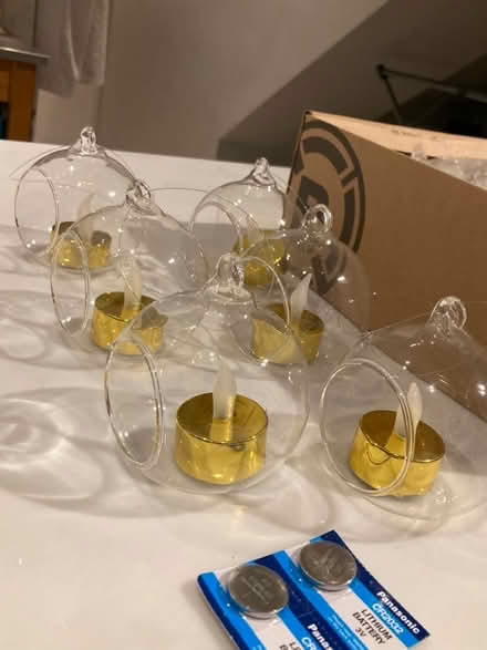 Photo of free Hanging glass candleholders/candles (Preston park BN1) #4