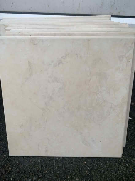 Photo of free 19 x tiles for floor (cream & hint of yellow) (Westgate LA3) #1