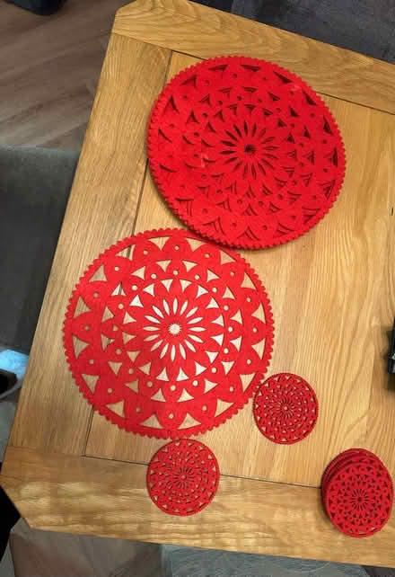 Photo of free Red place mats (Selsdon) #1