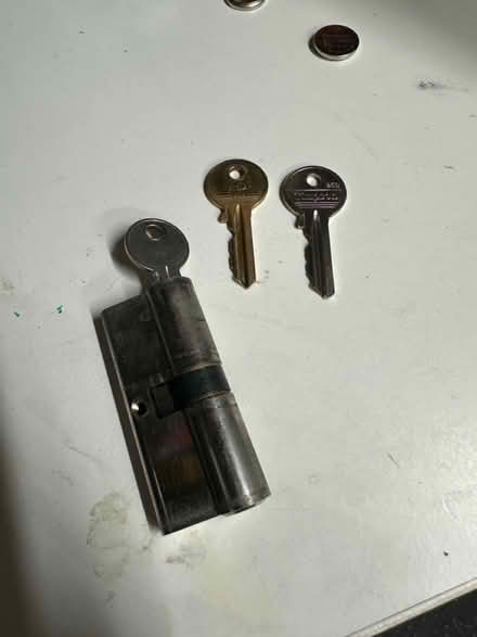 Photo of free Euro cylinders lock and 3 keys (Frodsham WA6) #1