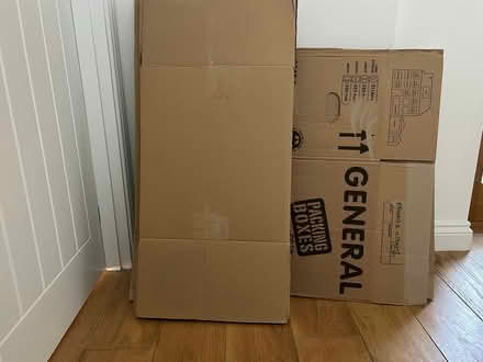 Photo of free Used Flat-Pack Moving Boxes x 12 (Wye) (TN25) #1