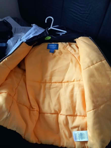 Photo of free Black Adidas jacket with orange lining (Reading West RG1) #2