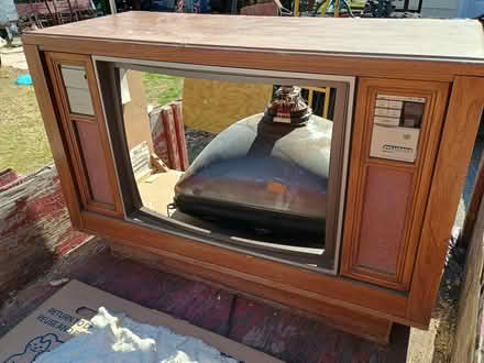 Photo of free 1986 Console TV Cabinet (Newport News, Bruton Ave) #1