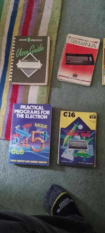 Photo of free Vintage Acorn and Commodore Computer Manuals (Great Northern Road DE1) #1