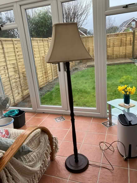 Photo of free Wooden lamp stand (Patcham BN1) #1