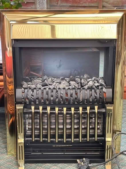 Photo of free Gold trim electric fire (Sale M33) #1