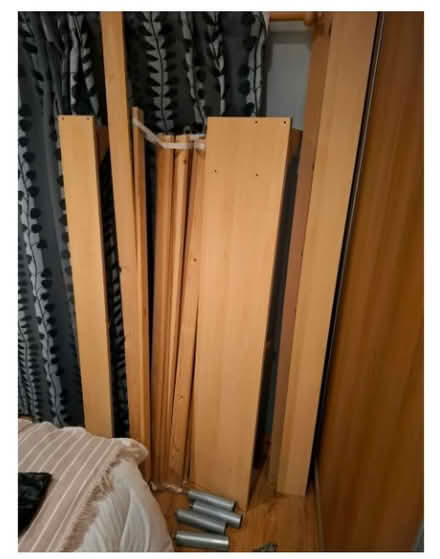 Photo of free Slatted Wooden Bed frame (Booterstown) #2