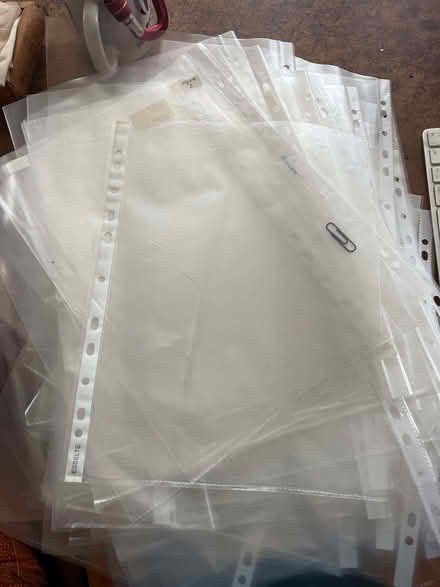 Photo of free plastic file pockets (Stroud GL5) #1