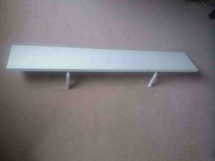 Photo of free Shelf (wooden, white) 2 x brackets (Malvern Wells WR14) #2