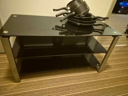 Photo of free Glass tv unit (Orton Centre) #1