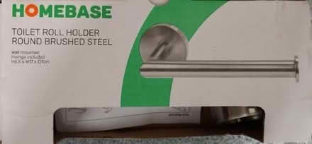 Photo of free Brushed steel Loo roll holder in box (Lye Valley OX3) #1