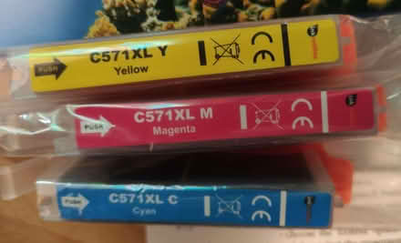 Photo of free Canon inkjet cartridges; C571XL (Tiffield NN12) #1