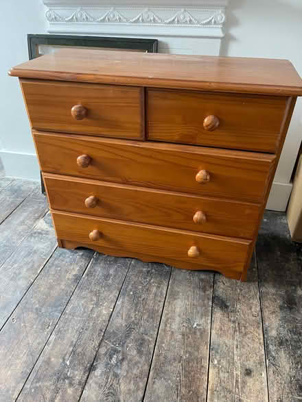 Photo of free Pine chest of drawers (Bohemia TN37) #2