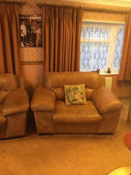 Photo of free 4seater sofa and large chair (TN16) #2