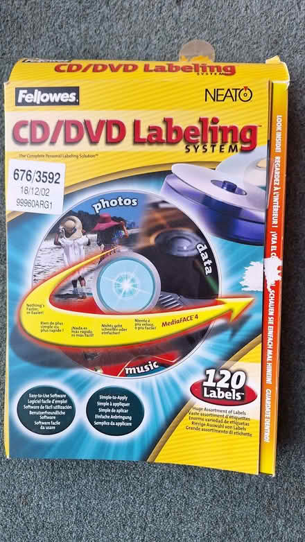 Photo of free CD/DVD Labelling pack (Siddington GL7) #1