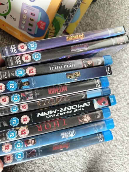 Photo of free Marvel Blu-ray & DVDs (Hebburn NE31) #1