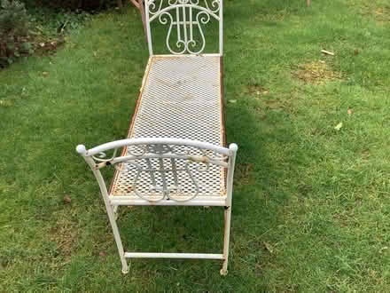 Photo of free Metal garden bench (Sutton Coldfield) #2