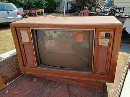 Photo of free 1986 Console TV Cabinet (Newport News, Bruton Ave) #2