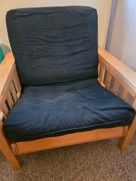 Photo of free Futon chair with Ottoman (Burnaby Heights) #1