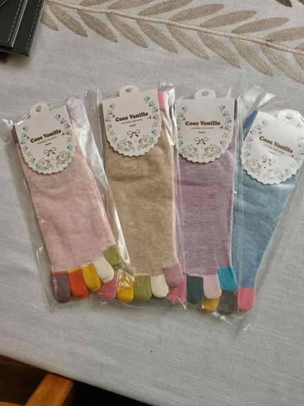 Photo of free 4 pairs of Toe socks (Bletchley MK3) #1